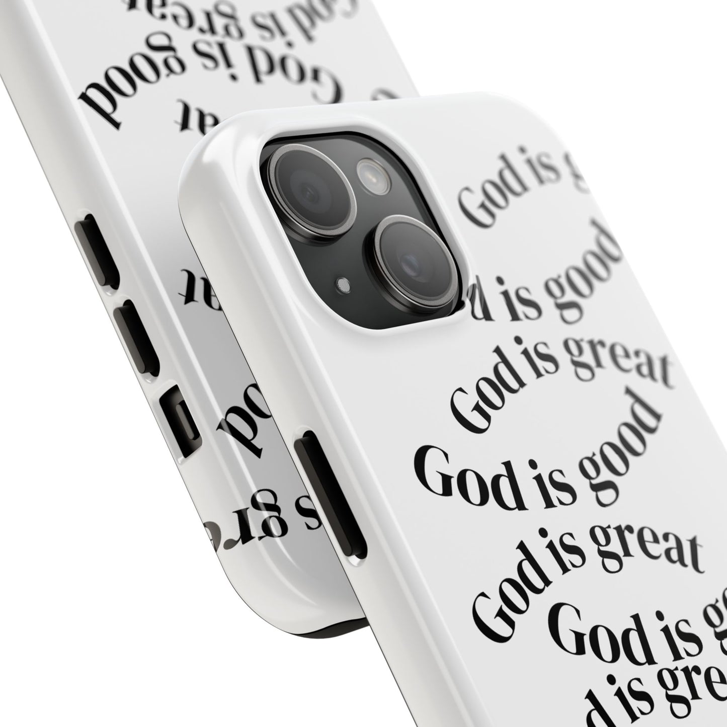 Stylish Tough Phone Cases with Inspirational Quotes, Durable Phone Covers, God is Good Accessories, Faith-Based Gifts, Custom Phone Cases