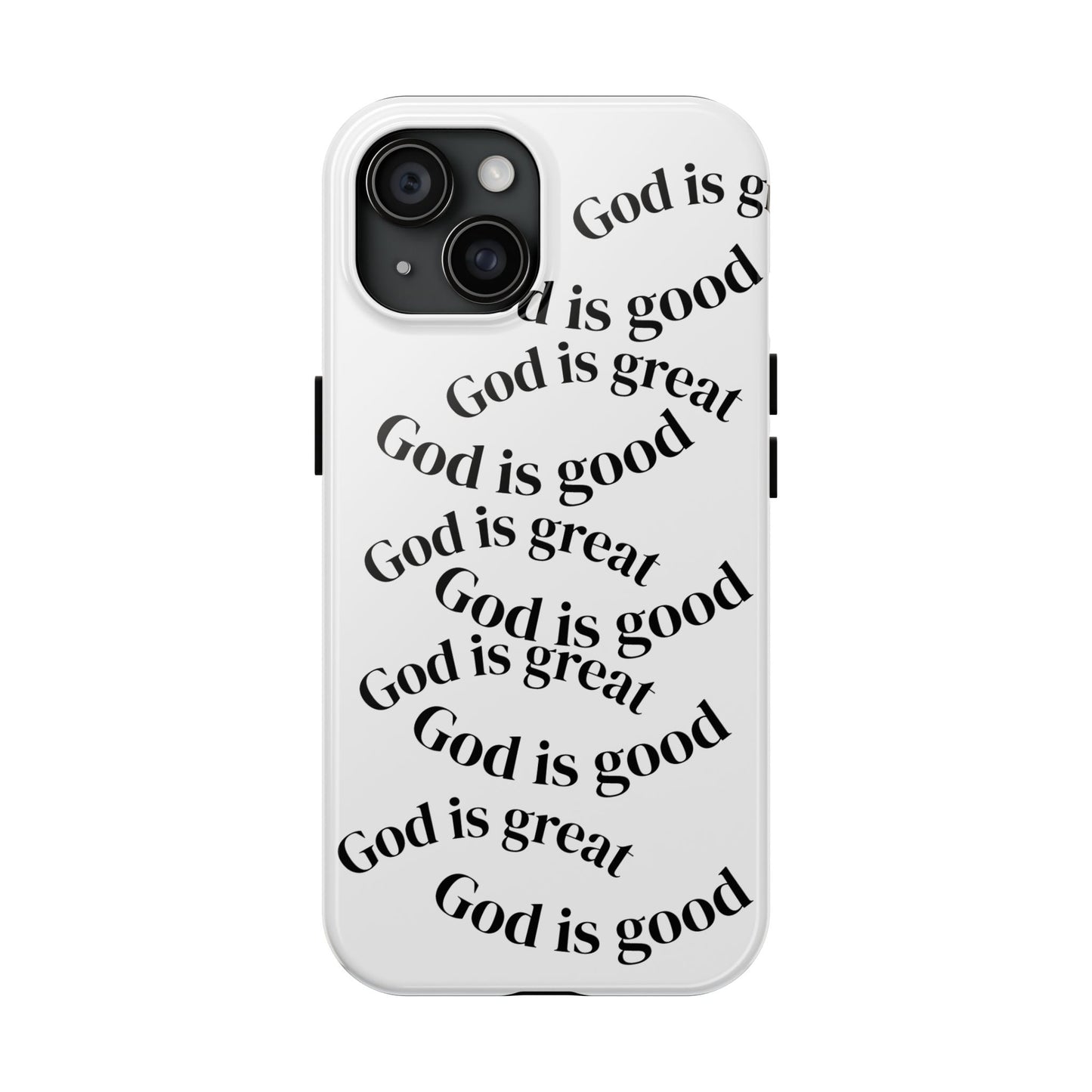 Stylish Tough Phone Cases with Inspirational Quotes, Durable Phone Covers, God is Good Accessories, Faith-Based Gifts, Custom Phone Cases