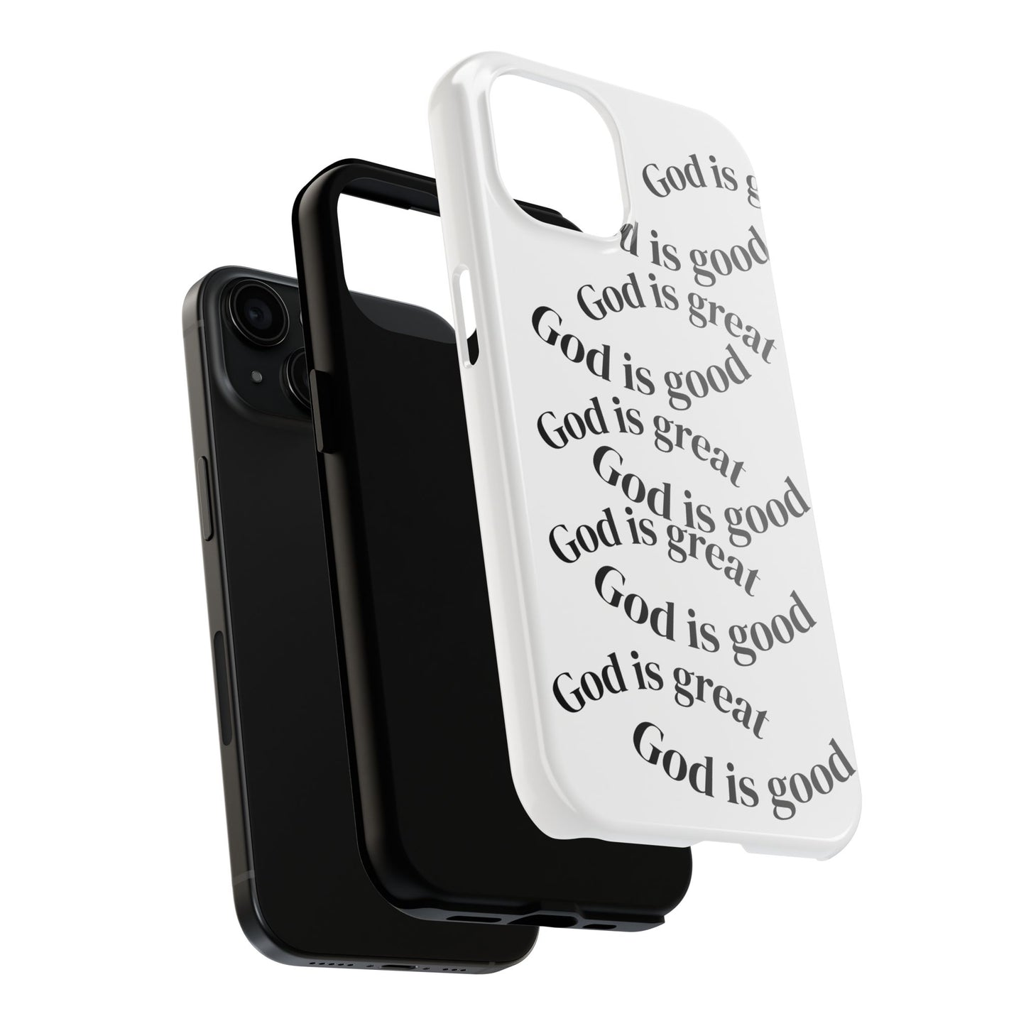 Stylish Tough Phone Cases with Inspirational Quotes, Durable Phone Covers, God is Good Accessories, Faith-Based Gifts, Custom Phone Cases
