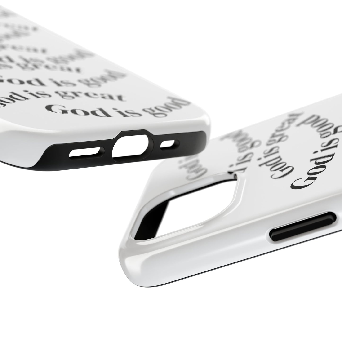 Stylish Tough Phone Cases with Inspirational Quotes, Durable Phone Covers, God is Good Accessories, Faith-Based Gifts, Custom Phone Cases